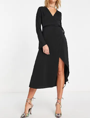 Rochie medie ASOS, negru Negru
