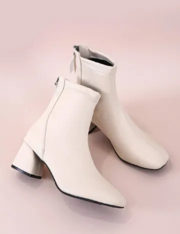 Botine SHEIN, crem