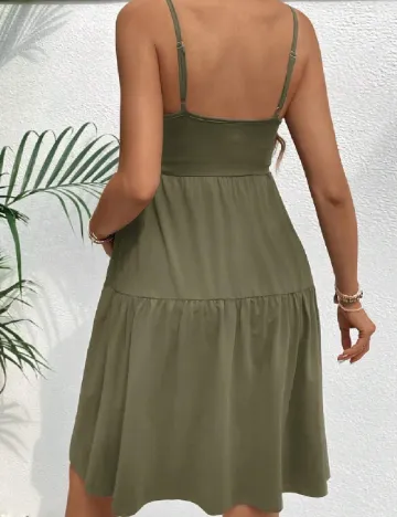 Rochie scurta SHEIN Maternity, verde