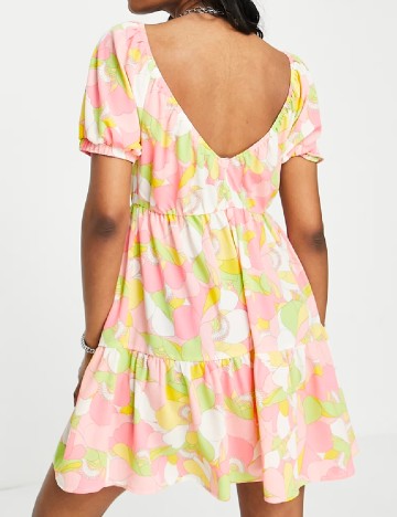 Rochie scurta ASOS, mix culori