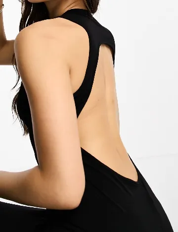 Rochie lunga Stradivarius, negru Negru