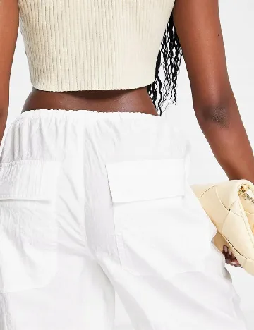Pantaloni Top Shop, alb Alb