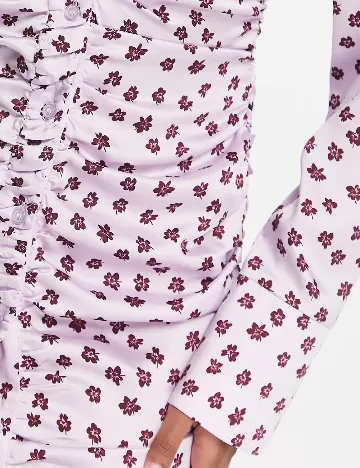 Rochie medie ASOS, mov