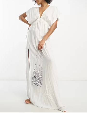 Rochie lunga ASOS, alb
