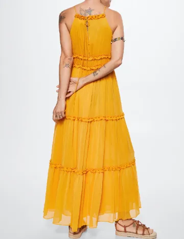 Rochie lunga Mango, galben Galben