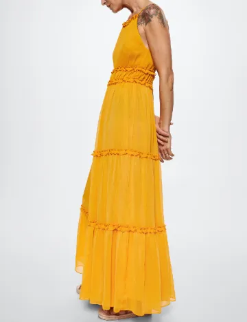 Rochie lunga Mango, galben Galben