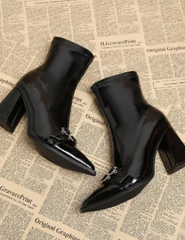 Botine SHEIN, negru