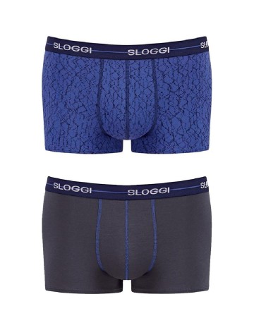 Set Boxeri 2 perechi Sloggi by Triumph, albastru