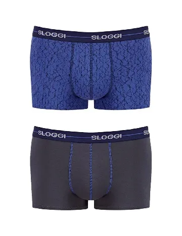 Set Boxeri 2 perechi Sloggi by Triumph, albastru