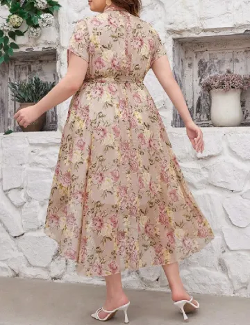 Rochie medie SHEIN CURVE, floral print