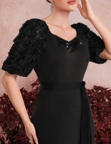 Rochie lunga SHEIN, negru Negru