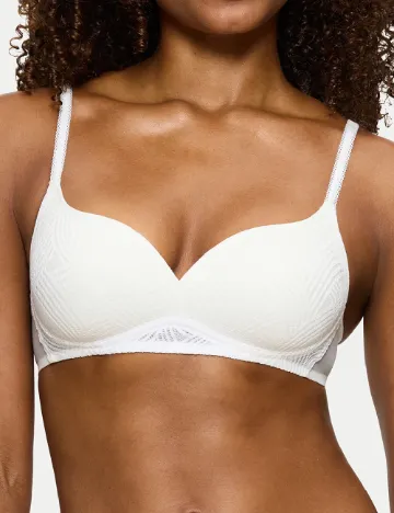 Sutien Triumph, alb Alb