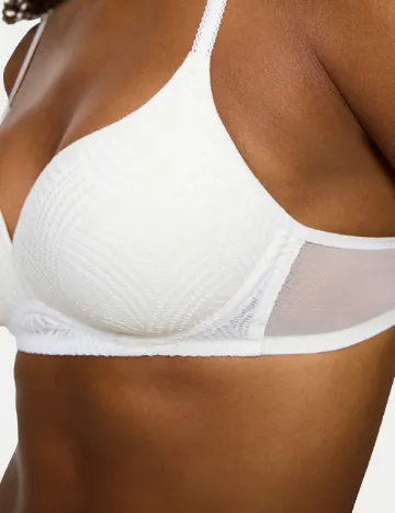 Sutien Triumph, alb Alb