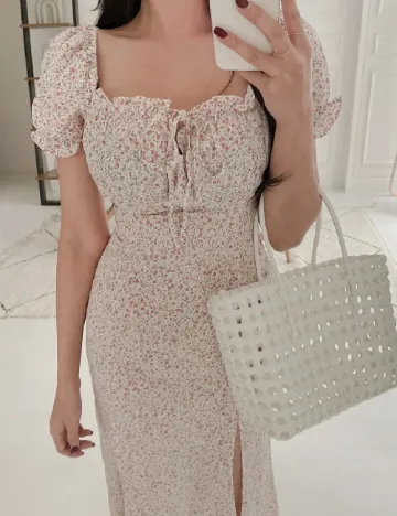 Rochie lunga Dazy, floral print