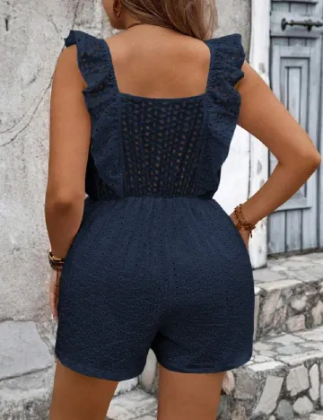 Salopeta SHEIN CURVE, bleumarin