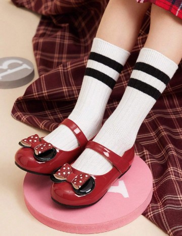 Pantofi Shein Kids, rosu