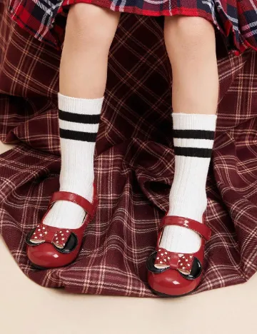 Pantofi Shein Kids, rosu