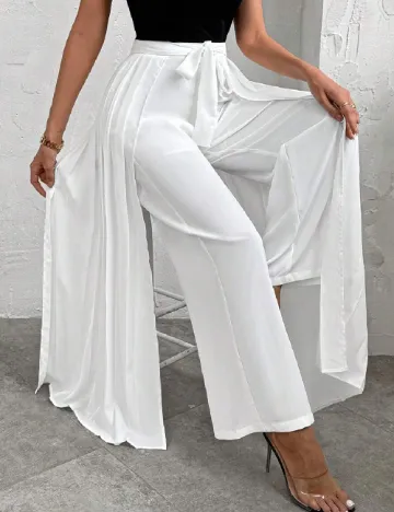 Pantaloni SHEIN, alb