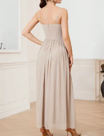 Rochie lunga SHEIN, crem Crem