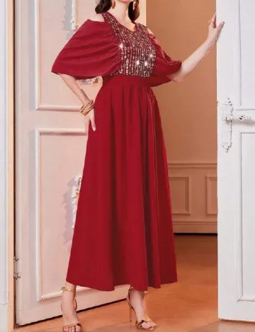 Rochie medie SHEIN, rosu Rosu