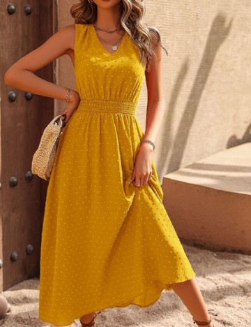 Rochie medie SHEIN, galben