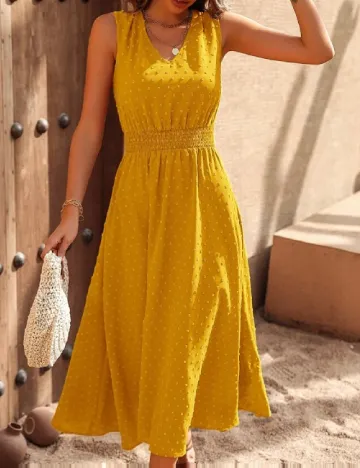 Rochie medie SHEIN, galben