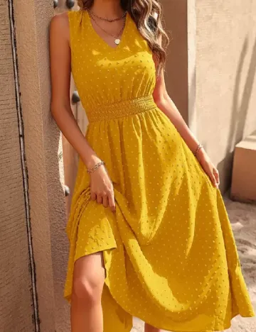 Rochie medie SHEIN, galben