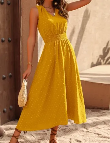 Rochie medie SHEIN, galben