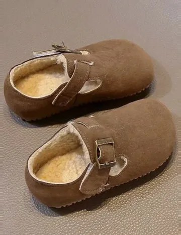 Pantofi Shein Kids, maro
