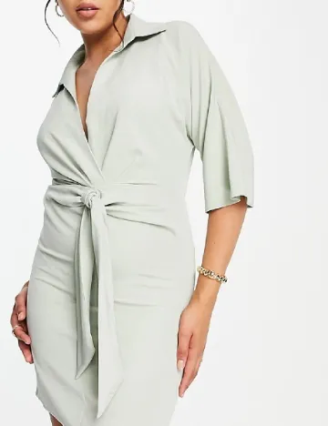 Rochie scurta ASOS, verde deschis Verde