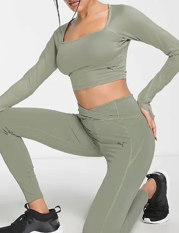 Top Puma, verde Verde
