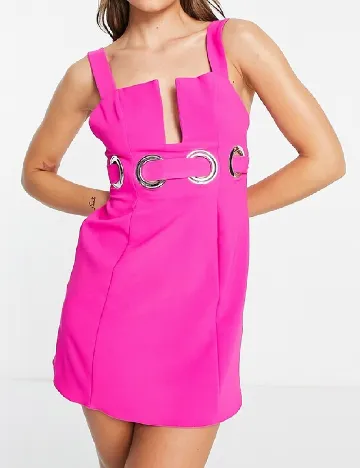 Rochie scurta ASOS, roz Roz