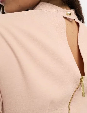 Rochie scurta Closet London, roz pal
