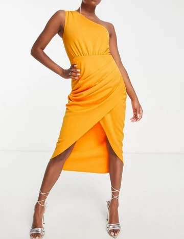 Rochie medie ASOS, portocaliu Portocaliu