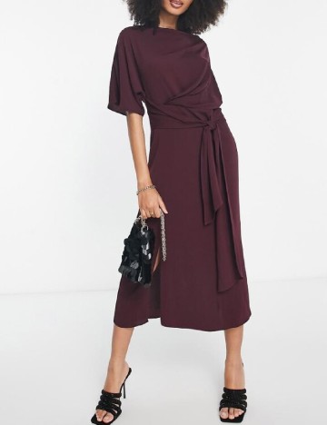 Rochie medie ASOS, visiniu