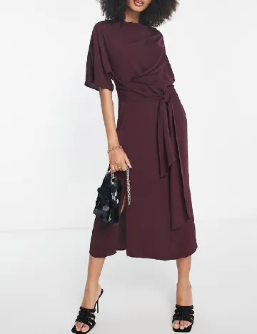 Rochie medie ASOS, visiniu Rosu