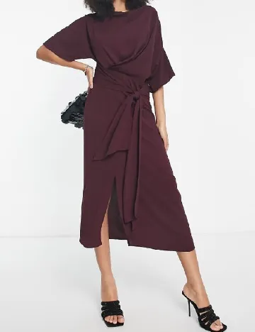 Rochie medie ASOS, visiniu Rosu
