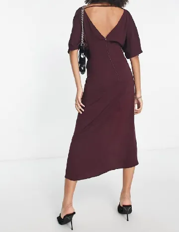 Rochie medie ASOS, visiniu Rosu