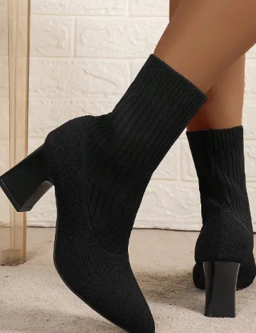 Botine SHEIN, negru Negru