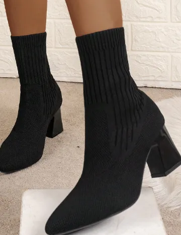 Botine SHEIN, negru Negru