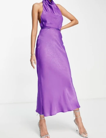 Rochie lunga ASOS, mov Mov