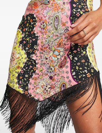 Rochie scurta ASOS, mix culori