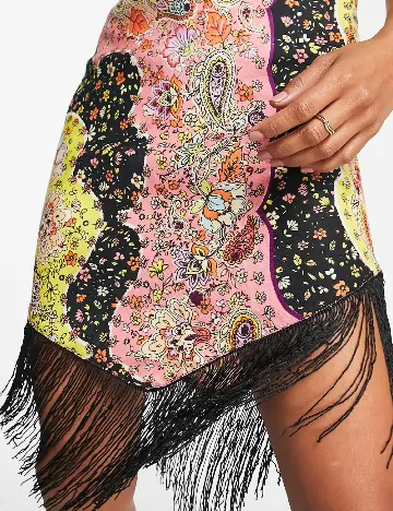 Rochie scurta ASOS, mix culori