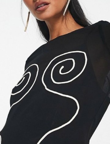 Rochie scurta Top Shop, negru
