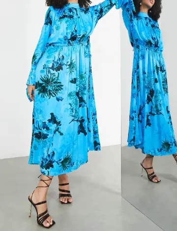 Rochie lunga ASOS, albastru Albastru