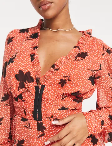 Rochie scurta ASOS, rosu