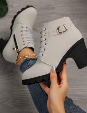 Botine SHEIN, gri