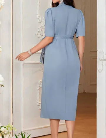 Rochie medie SHEIN Maternity, albastru