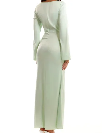 Rochie lunga Musera, verde Verde