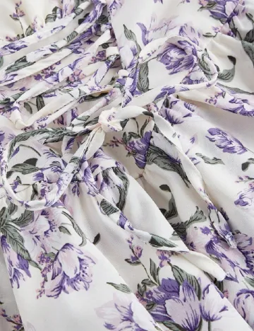 Rochie scurta SHEIN, floral print